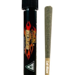 Buy Cali-Blaze Kush Cake Pre-Roll UK online. Premium 1g indica pre-roll at 26.61% THC delivering deep body relaxation and rich kush cake character. Discreet UK delivery.