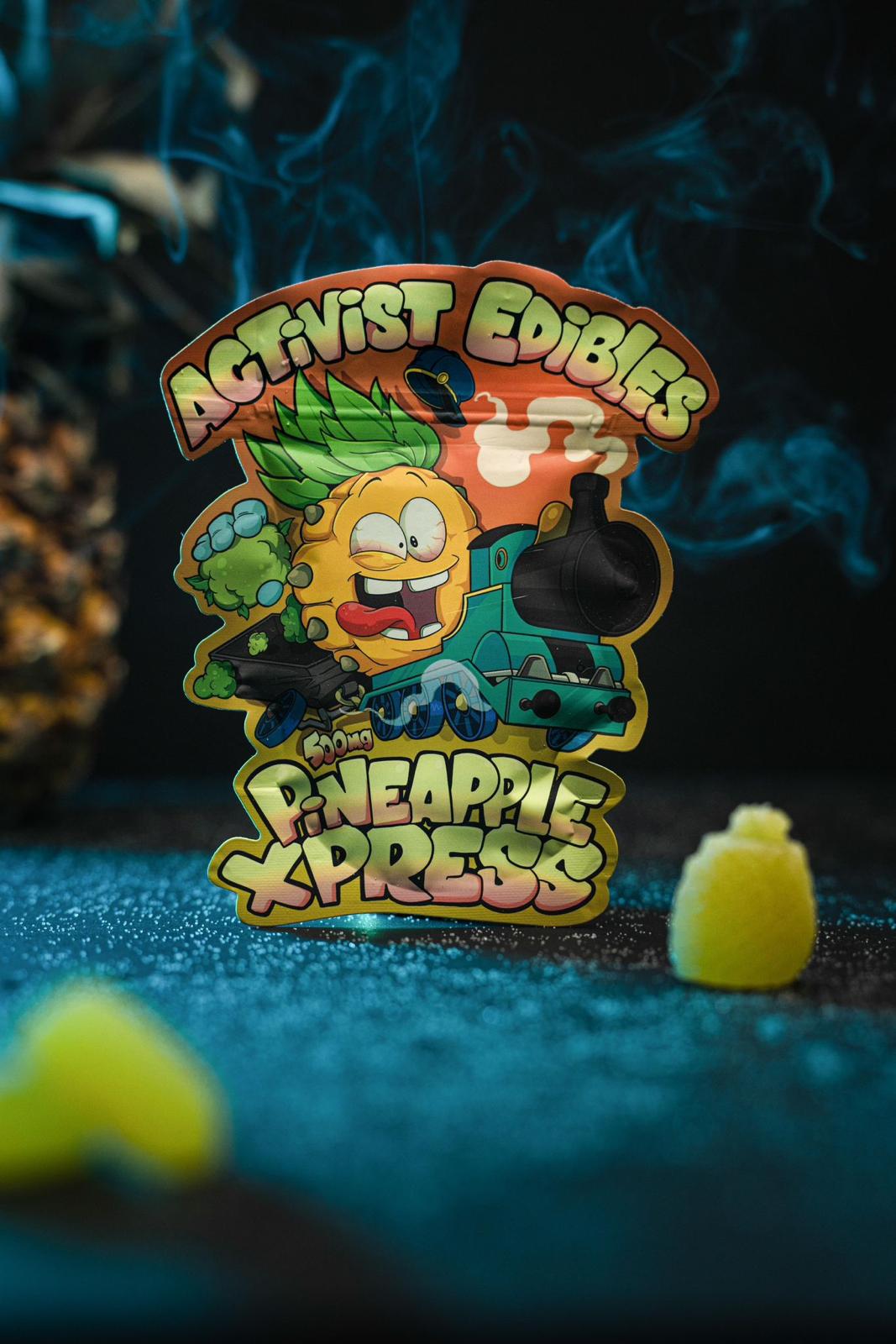 Activist Edibles Pineapple Xpress Gummies 500mg