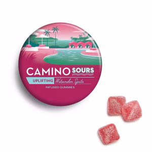 Camino Uplifting Watermelon Spritz Sours Gummies 100mg