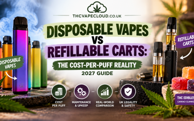 2027 Guide to Disposable vapes vs refillable carts: the cost-per-puff reality